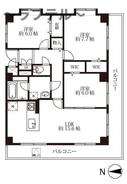 間取り：211063931684