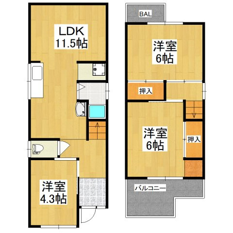 間取り：227104568832