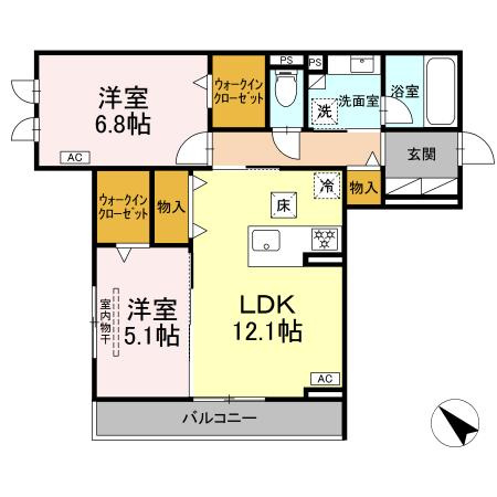 D-avance柱六番町 Iのイメージ