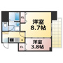 ヴィラ・セレーノ玉造本町　仲介手数料無料の間取り