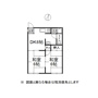 岡谷市本町のアパートの間取り