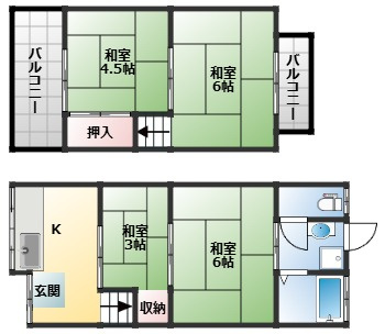 間取り：227100785166