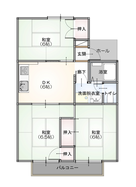 瀬戸ハイツB棟のイメージ