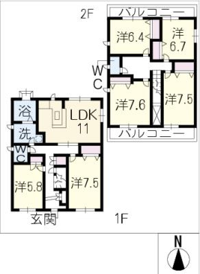 間取り：223039670534