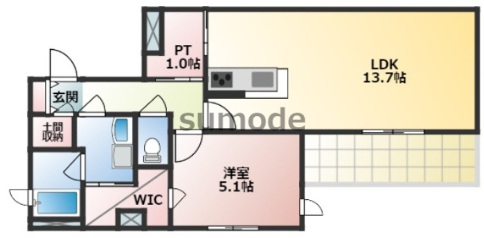 間取り：227103840954