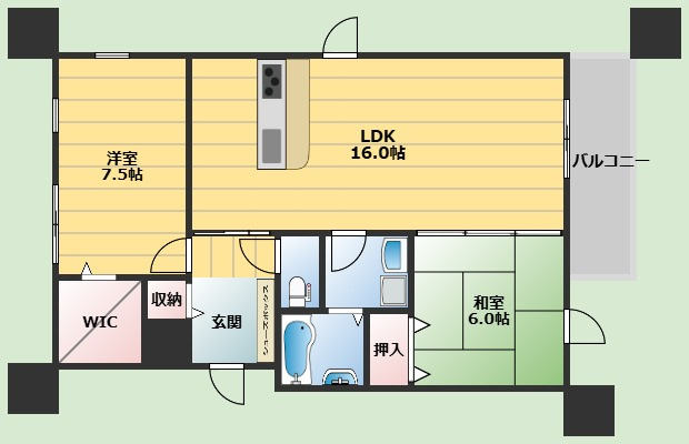間取り：227101377603