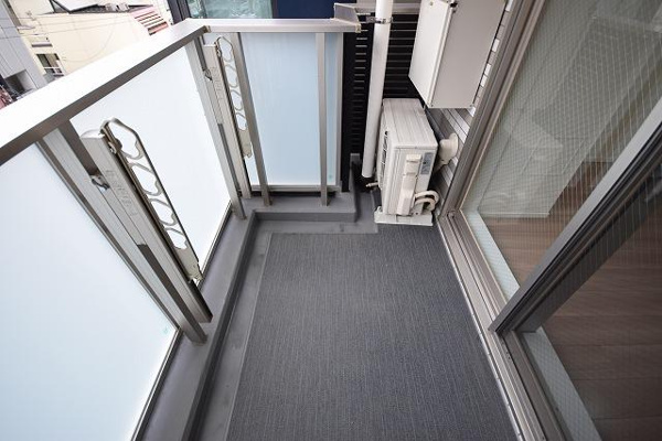 リンクハウス京町堀のバルコニー