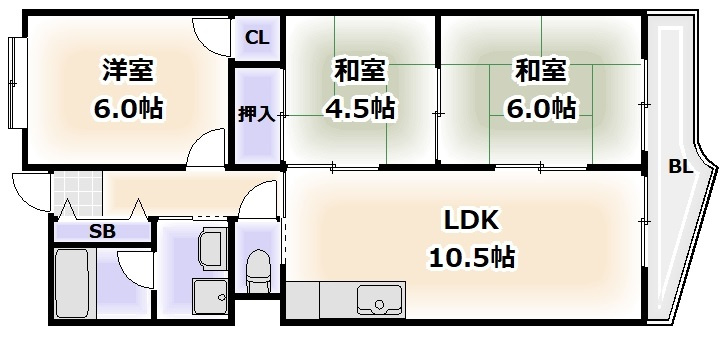 間取り：227100002434