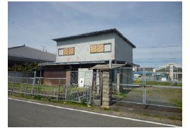 大津市今堅田の事業用地の外観