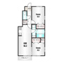 ミッドパレス市場町Ⅱの間取り