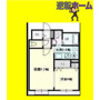 アビタ22　真栄1-2の間取り