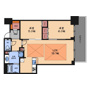 グランドメゾン新梅田タワー THE CLUB RESIDENCEの間取り