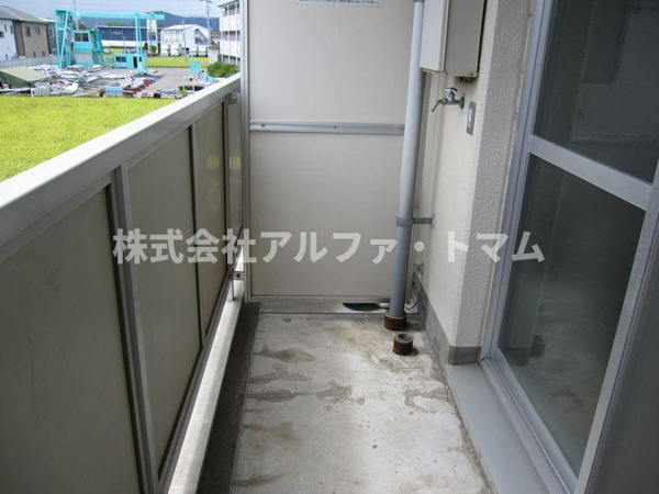 グランデ21のバルコニー