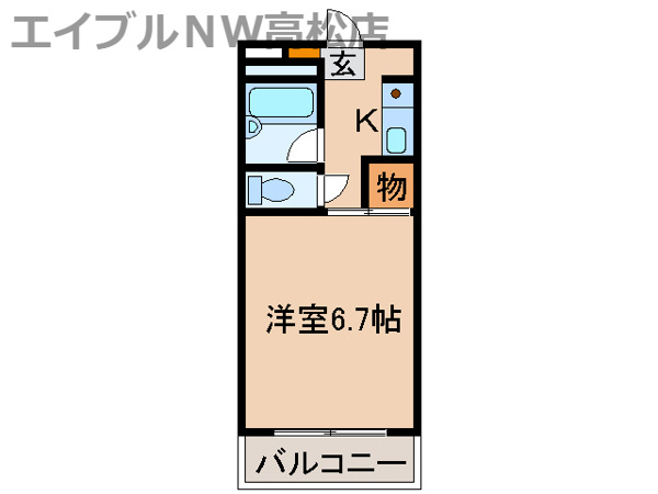 グランデ21の間取り