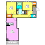 蔵屋マンション第5の間取り