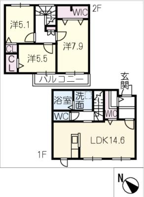 仮）東海市荒尾町山王PJ メゾネットのイメージ