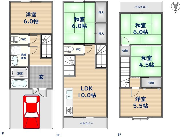 間取り：227101788350