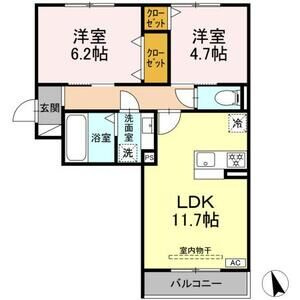 D-ROOM蘇原村雨町　A棟のイメージ