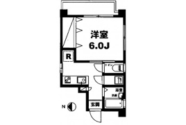 ツキムラマンションNo,24の間取り