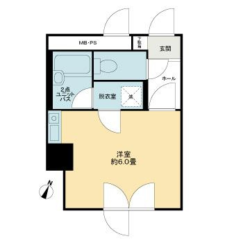 ライオンズシティ南３条の間取り