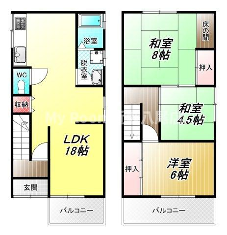 間取り：227105789445