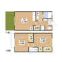 立川市西砂町のアパートの間取り