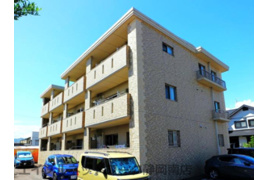 静岡市駿河区中田本町のマンションの外観