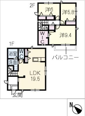 間取り：223038315476