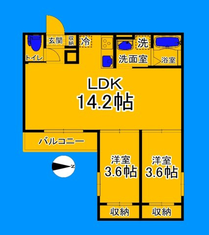間取り：227104361947