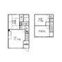 星が浦北3-3借家の間取り