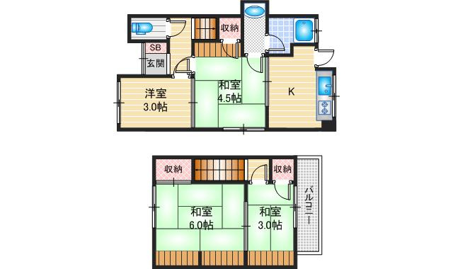 間取り：227089940473