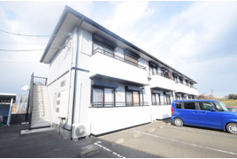 阿南市原ケ崎町のアパートの外観