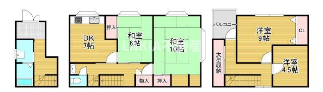 間取り：227102778590