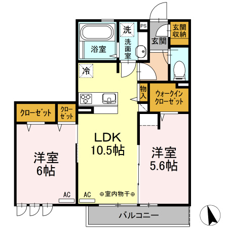 【コンフォートプラス・Tの間取り】