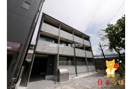 大阪市此花区春日出南のアパートの外観