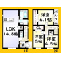 サンラプロ霧ヶ丘Ⅱの間取り