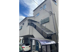 川崎市多摩区中野島のアパートの外観