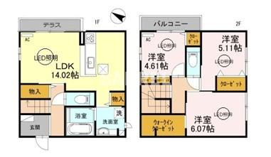 間取り：227106121674
