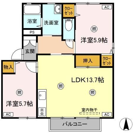 ラシェットエムザC棟のイメージ