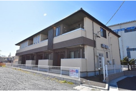 本宮市荒井のアパートの外観