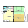 上野ハイツAB棟の間取り
