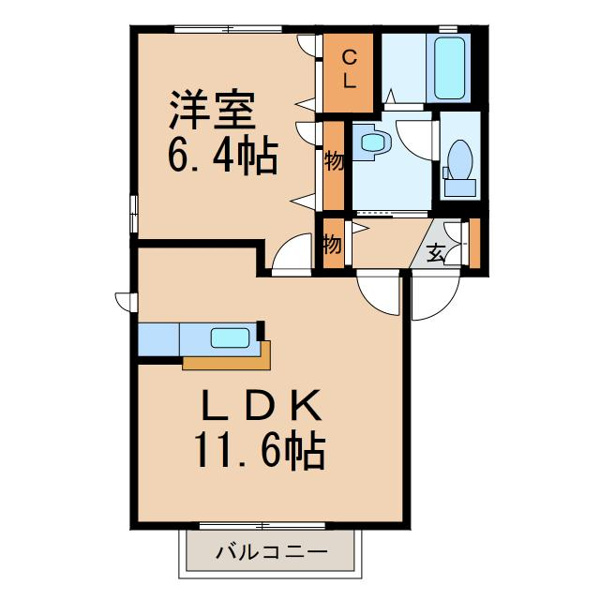 【ベルメゾンの間取り】