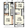 AOZO　HAUSⅡの間取り