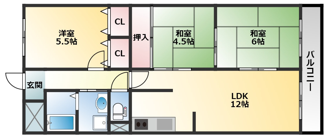間取り：227102404773