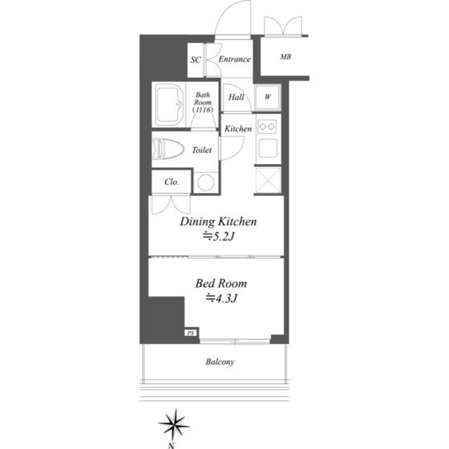 文京区本駒込５丁目&nbsp;12階建&nbsp;築5年のイメージ