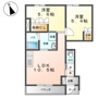 ヴィーブル　ハイツＢの間取り