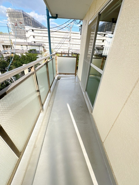 谷川第2マンションのバルコニー