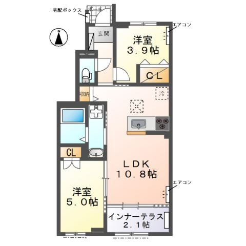 (仮称)　野田市七光台Ａ棟アパートのイメージ