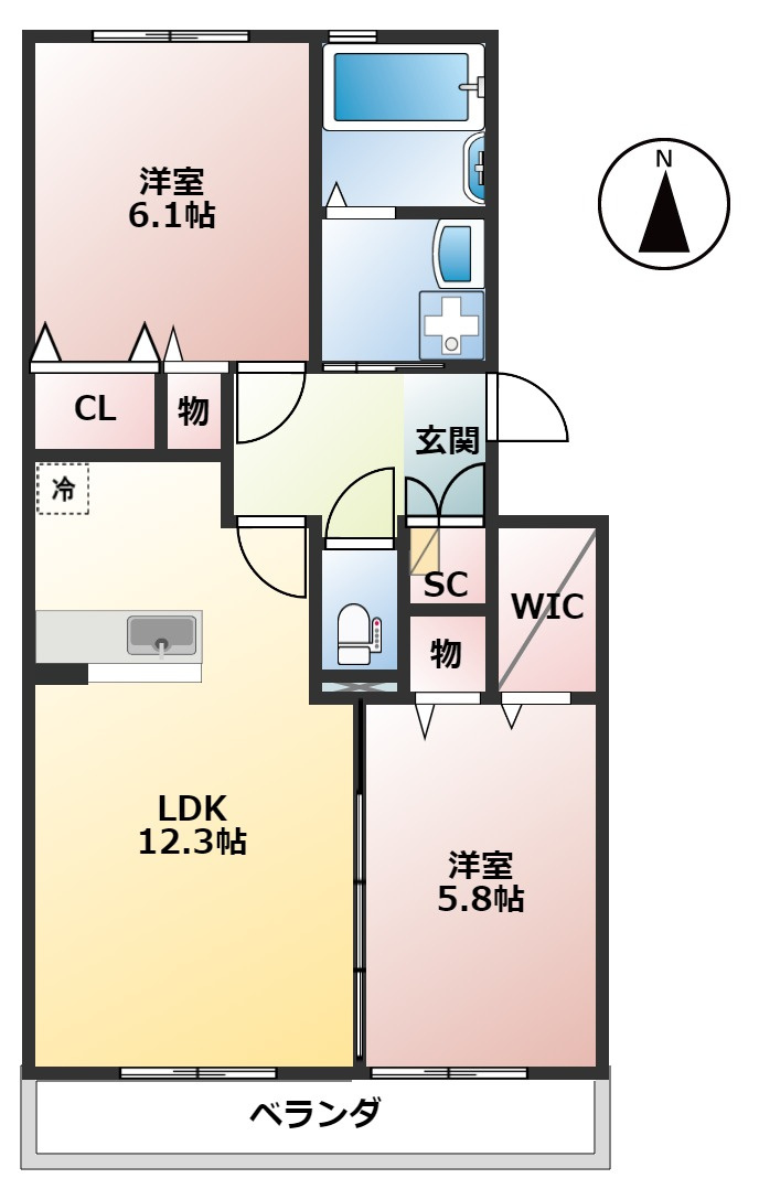 大垣市築捨町1丁目&nbsp;3階建&nbsp;築14年のイメージ