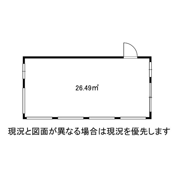 【村田様新道町貸店舗の間取り】